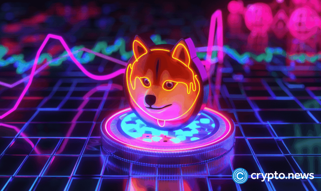 Dogecoin price nears breaking point as price action tightens within a bearish pattern