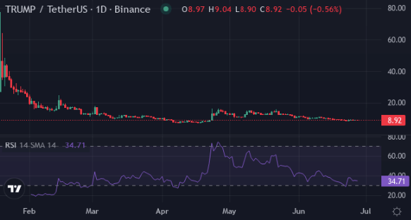 While Trump’s memecoin loses steam, whales are quietly buying this new $0.0009 rocket - 2