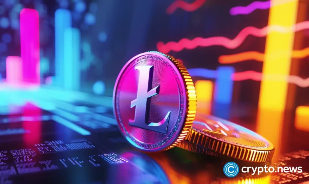 Litecoin price forms bullish flag as LTC ETF odds jumps