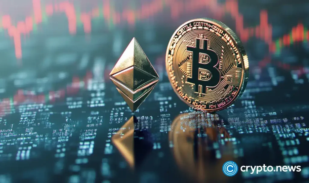 Bitcoin dominance slides as Ethereum market share jumps to 11.6%
