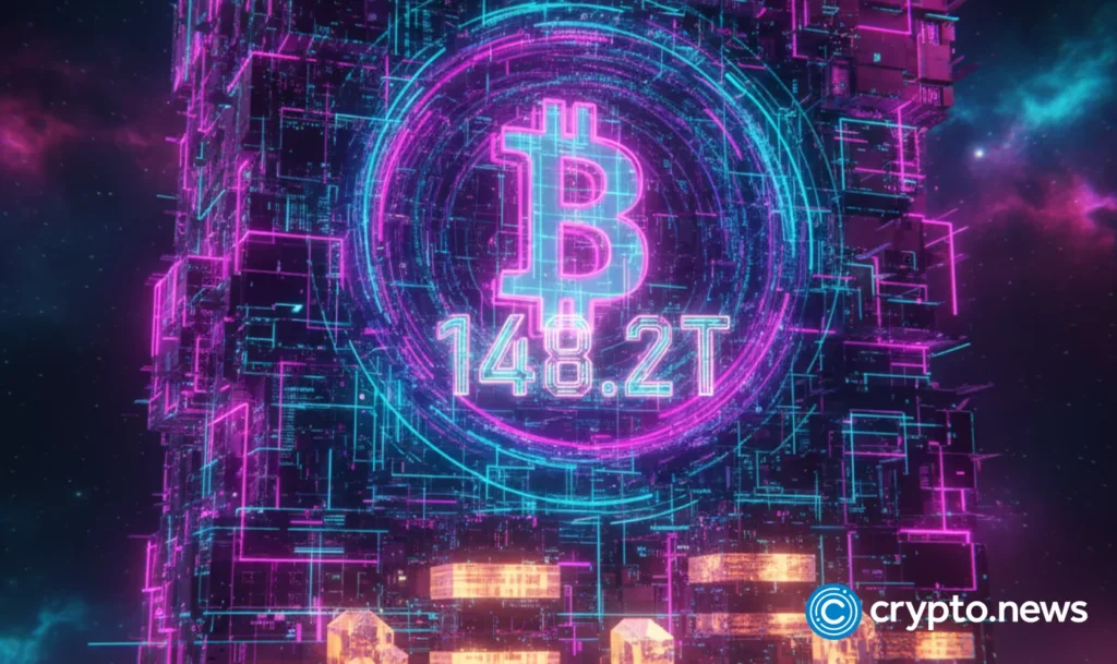 Bitcoin mining difficulty reaches 148.2 trillion in final 2025 adjustment