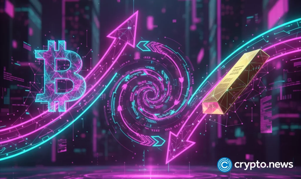 Bitcoin shows divergence against gold as analyst identifies potential rotation pattern