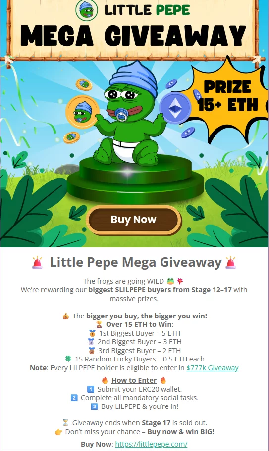 Little Pepe nears presale finish as funding surpasses $28m - 2