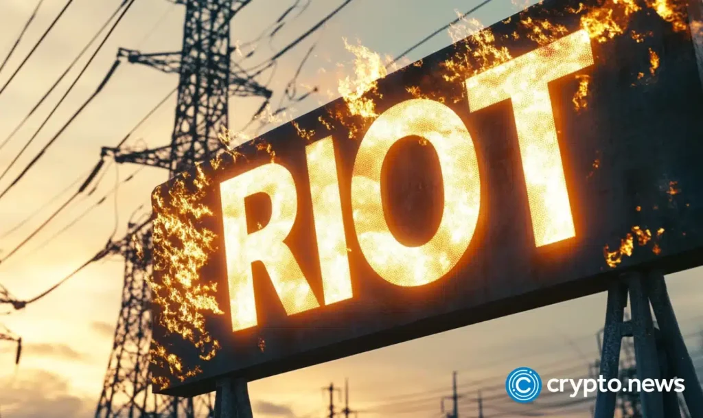 Riot extends Bitcoin selling spree with fresh 500 BTC move