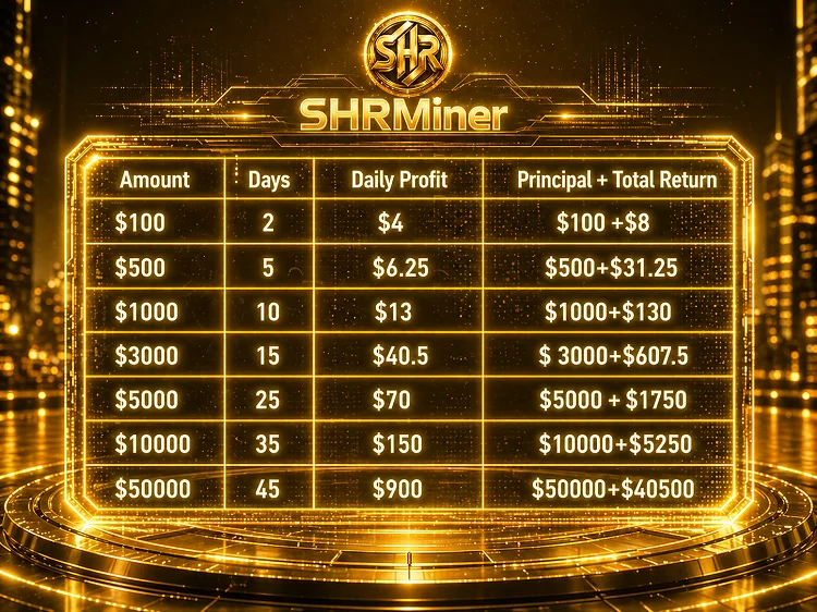SHRMiner launches free cloud mining service for BTC, XRP, ETH holders, offering daily earnings of up to $17,700+ - 5