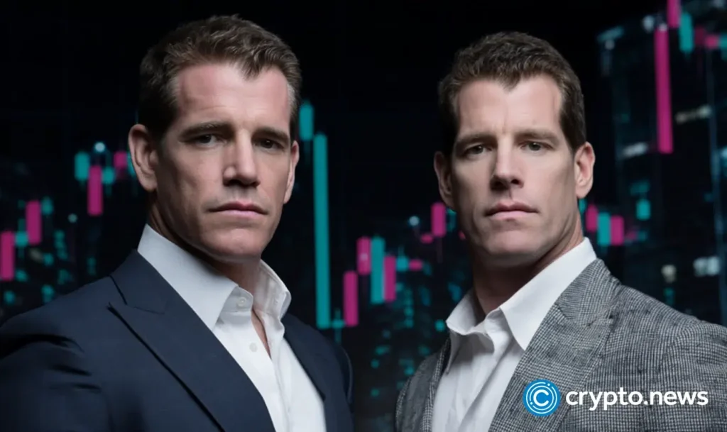 Winklevoss twins move $67M in Bitcoin as Arkham flags selloff signal